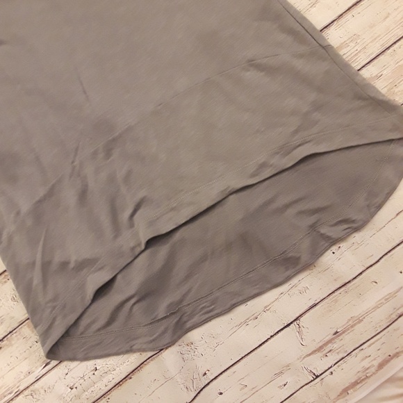 Lanston High-Low Midi Racerback Gray Dress (L) - Picture 5 of 6